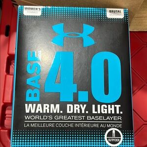 Women’s UA under‎ armour 4.0 base layer leggings pants XS x-small black new NIB